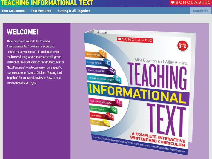 Teaching Informational Text